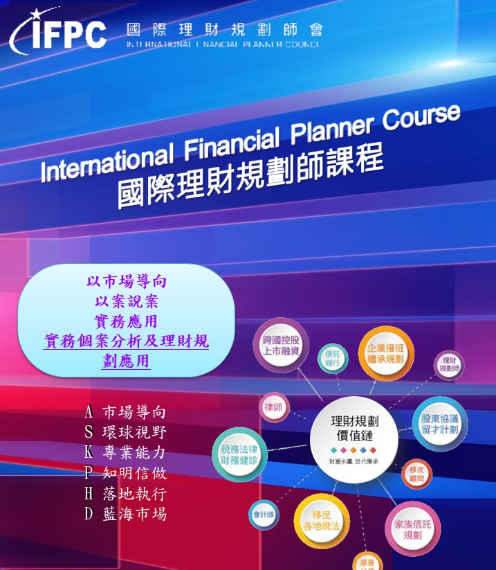 IFPC 國際理財規劃師課程2023 簡介